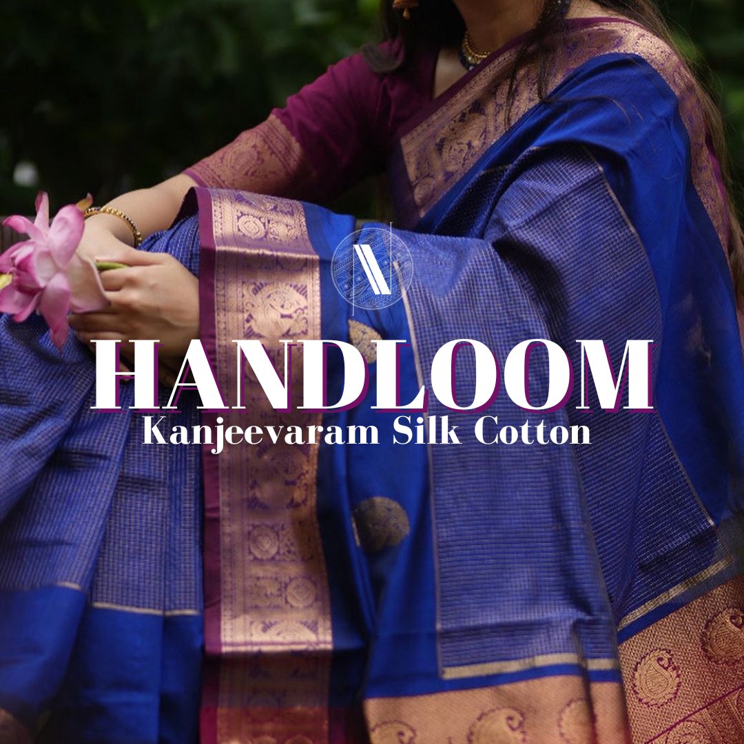 Experience the Beauty of Kanchi Silk Cotton Sarees!