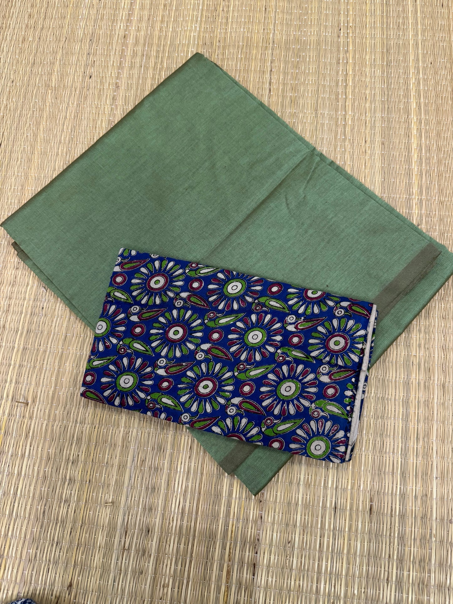 Plain soft cotton | KALAMKARI x Teal