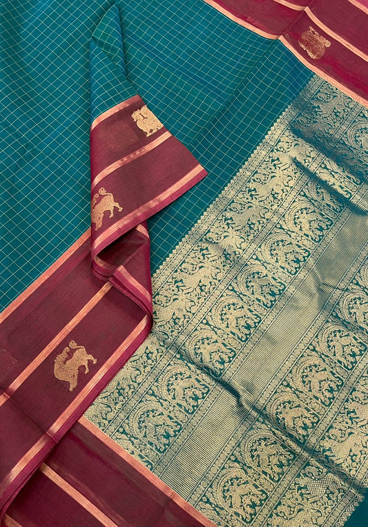 Kanchi Silk Cotton Sarees | MayilYahzli X Kattam