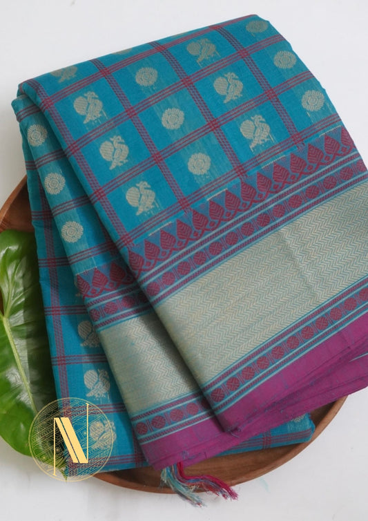 1000 butta cotton saree