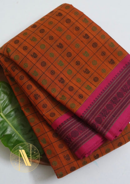 thousand butta cotton saree